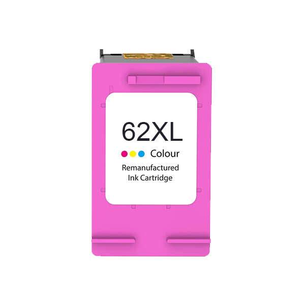 HP 62XL Cartuccia d'Inchiostro Colore Rigenerata - Sostituisce C2P06AE/C2P07AE