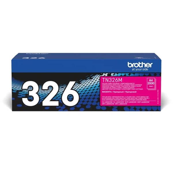 Brother TN326 Magenta Cartuccia Toner Originale - TN326M
