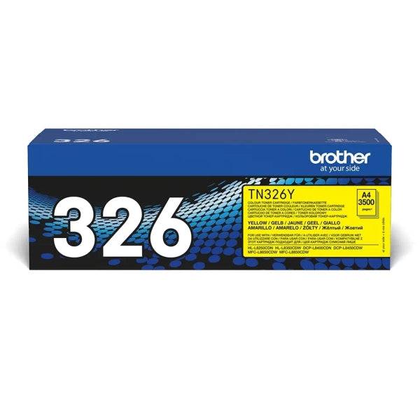 Brother TN326 Giallo Cartuccia Toner Originale - TN326Y