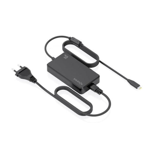 Aisens Caricabatterie per Notebook GaN USB-C/PD 90W - Cavo da 1.80m - Colore Nero