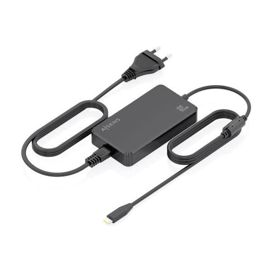 Aisens Caricabatterie per Notebook GaN USB-C/PD 90W - Cavo da 1.80m - Colore Nero