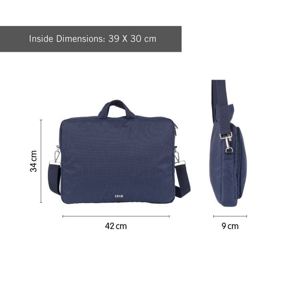 Milan 430 Since 1918 Valigetta per Portatili fino a 17" - Chiusura a Cerniera - 3 Scomparti - 42x34x9cm