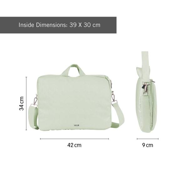 Milan 430 Since 1918 Valigetta per Portatili fino a 17" - Chiusura a Cerniera - 3 Scomparti - 42x34x9cm - Colore Menta