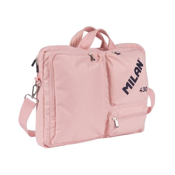 Milan 430 Since 1918 Valigetta per Portatili fino a 17" - Chiusura a Cerniera - 3 Scomparti - 42x34x9cm
