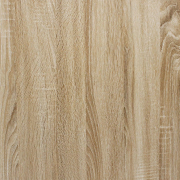 Mobile melammina 3 ante naturali, struttura bianca, 150x39,5x75 cm