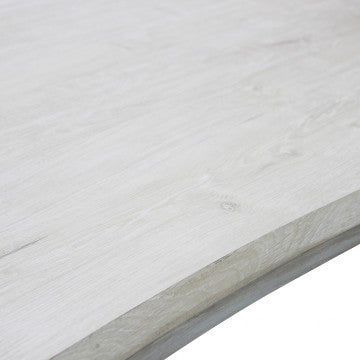 Tavolo piano MDF melaminico effetto legno struttura metallo 160x90x75