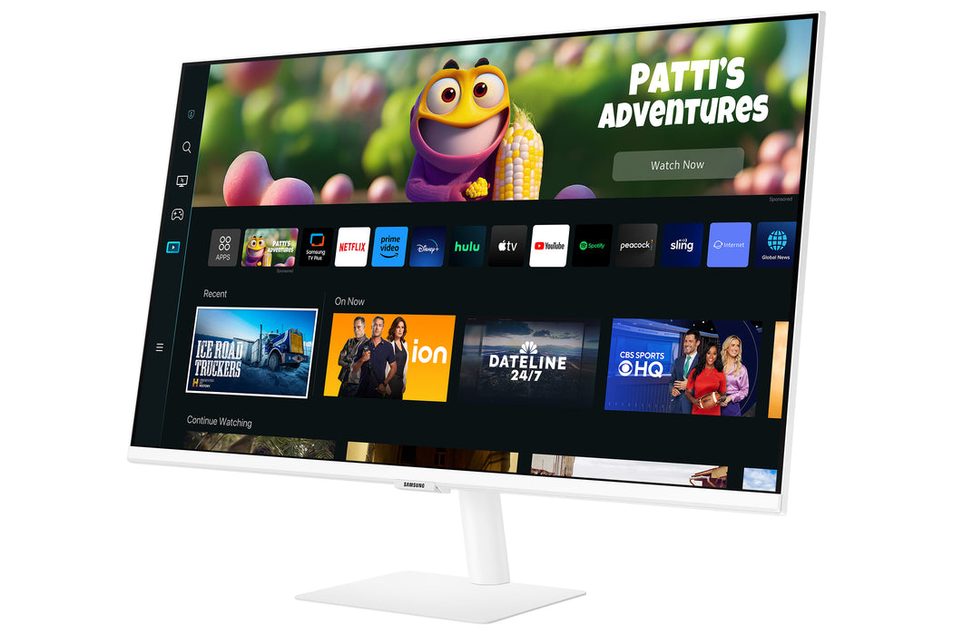 Monitor Samsung M5 27" LED FullHD - HDR10 - WiFi/Bluetooth - 4ms - Telecomando - Altoparlanti - USB/HDMI - VESA 100x100mm