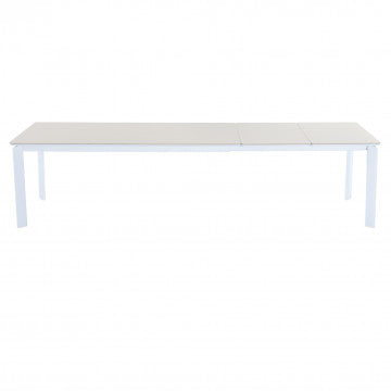 Tavolo allungabile 200/260/320 cm con piano in pietra sinterizzata