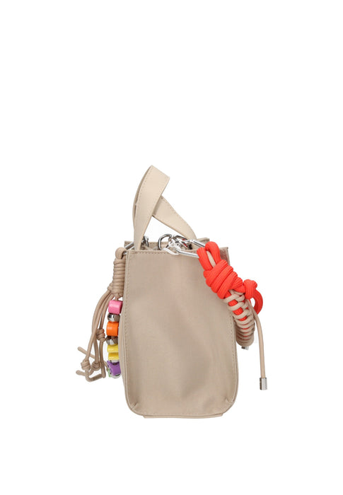Borsa A Mano Mini Bar Everyday SUN68 In Tessuto Resistente Con Chiusura Magnetica E Tracolla Charm Colorata 23x17x11 Cm