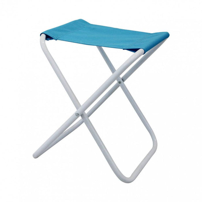 Sgabello Steel Oxford Blu Pieghevole 30x38x35h cm