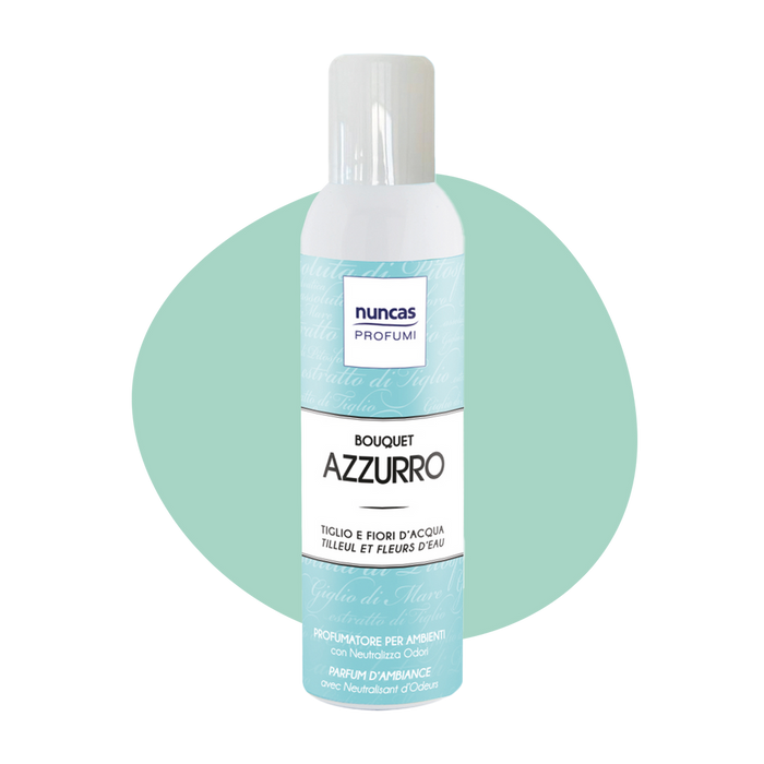 Nuncas bouquet profumatore spray azzurro - 250ml