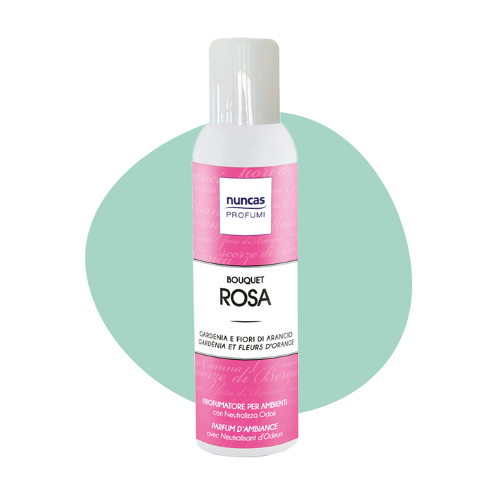 Nuncas bouquet profumatore spray ambienti rosa - 250ml