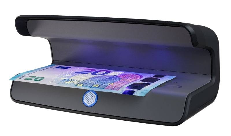 Safescan 55 LED Rilevatore Banconote False UV - Riflettore Integrato - Adatto per Passaporti, Documenti di Identità e Carte di Credito