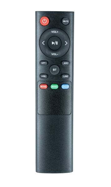 Thomson Sistema di Altoparlanti da Scaffale - Potenza Musicale 150W - Bluetooth - Ingresso Ottico, USB, RCA - Telecomando - Finitura Legno e Nero