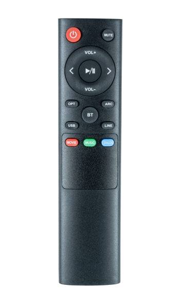 Thomson Sistema Multimediale Stereo - Potenza Musicale 150W - Bluetooth - Ingresso TV, RCA, USB, Ottico - Telecomando - Finitura Legno e Nero