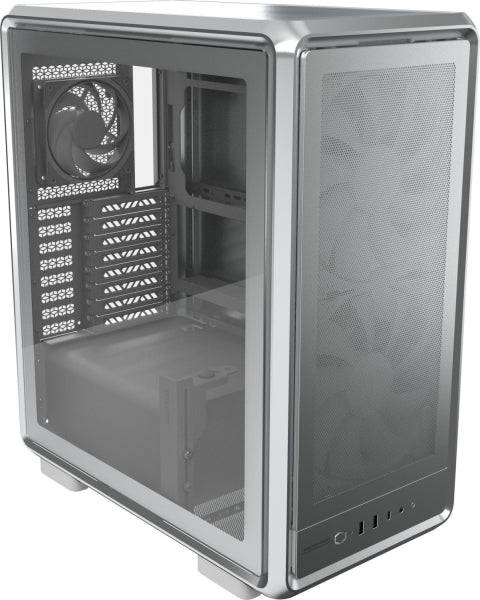 Cooler Master Masterframe 500 Caja Torre E-ATX - Ventana Lateral - Paneles Intercambiables - 2 Ventiladores de 200mm Frontales - Rejilla Metal-Mesh - 654x580x376mm