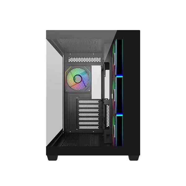 Cooler Master Elite 681 Case Semitorre ATX/MicroATX/Mini-ITX - 4 Ventilatori 120mm RGB - Vista Panoramica - Doppia Camera - Audio - 2xUSB-A - 1xUSB-C - 520x344x440mm