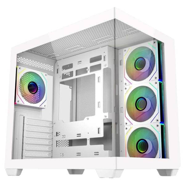 Cooler Master Elite 681 Case Semitorre ATX/MicroATX/Mini-ITX - 4 Ventilatori 120mm RGB - Vista Panoramica - Doppia Camera - Audio - 2xUSB-A - 1xUSB-C - 520x344x440mm