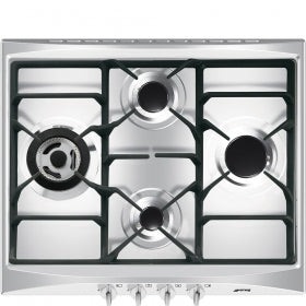 Piano Cottura Incasso Gas 4 Zone 60cm Inox