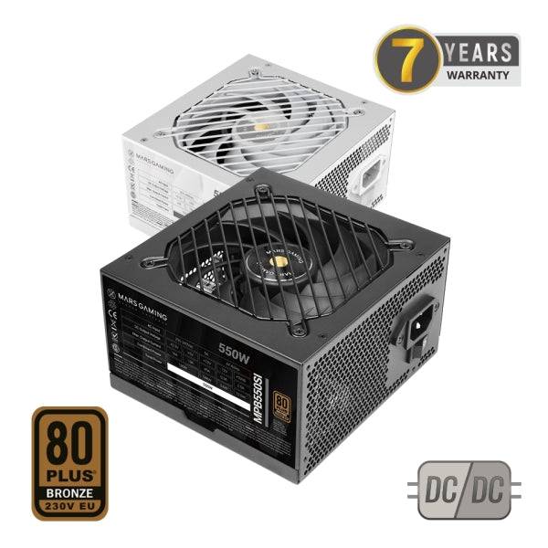 Mars Gaming MPB550SI Alimentatore ATX 550W - 80 Plus Bronze - Ventola 12cm - 12dB