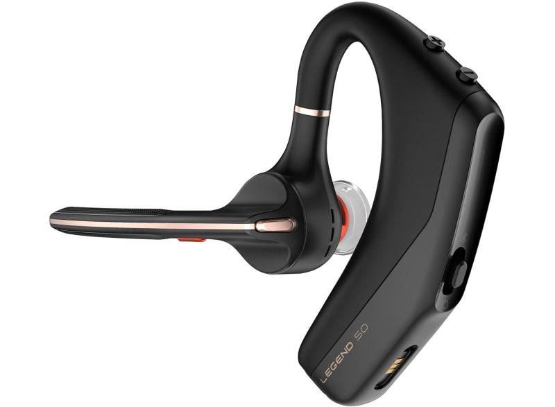 HP Poly Voyager Legend 50-M Cuffia Monoaurale con Microfono Bluetooth 5.4 - Custodia di Ricarica - Autonomia Fino a 10 Ore - Colore Nero