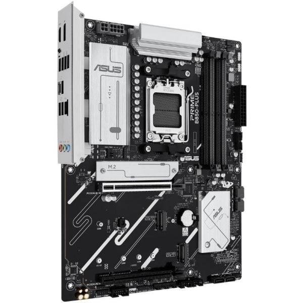 Asus Prime B850-Plus-CSM Placa Base AM5 - 4x DDR5, 3x M2, 4x Sata III, PCIe 4.0, 5.0 USB 2.0, 3.2, USB-C, RJ-45, HDMI, DisplayPort, ATX