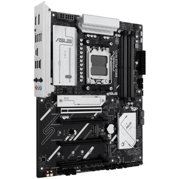 Asus Prime B850 PLUS WIFI Placa Base AM5 -WiFi, Bluetooth, 4x DDR5, 3x M2, 4x Sata III, PCIe 3.0, 4.0, 5.0,USB 2.0, 3.2, USB-C, RJ-45, HDMI, DisplayPort, ATX