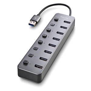 NGS IHUB8 Hub USB 3.0 - 8 Porte USB 3.0 con Interruttori - Fino a 5Gbps