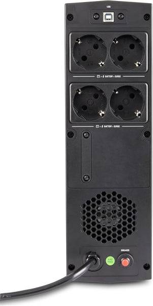 Salicru SPS 1250 SOHO+ SAI 1250VA - Line Interactive - Doppio Caricabatterie USB - 4 Uscite Schuko