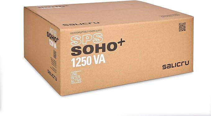 Salicru SPS 1250 SOHO+ SAI 1250VA IEC - Line Interactive - Doble Cargador USB - 6 Salidas IEC