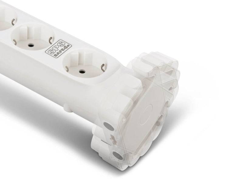 Salicru Regleta SPS SAFE 4S Protezioni Elettriche Attive di Ultima Generazione - 4 Prese Schuko - Colore Bianco