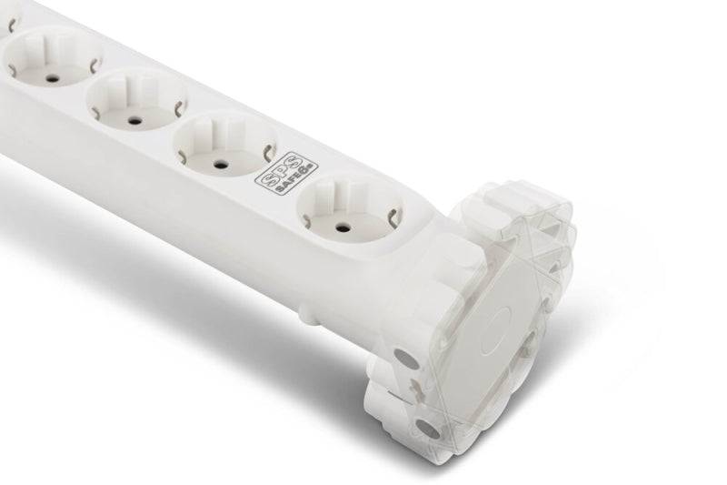 Salicru Regleta SPS SAFE 6S Protezioni Elettriche Attive di Ultima Generazione - 6 Prese Schuko - Colore Bianco