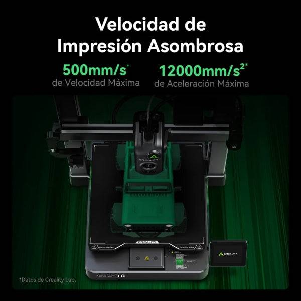 Creality Hi Combo Impresora 3D Abierta + Unidad CFS - Volumen 26x26x30cm - Calibraciones Automaticas - Extrusor Multifuncional - Cuerpo Metalico - Velocidad Hasta 500 mm/s - USB, WiFi