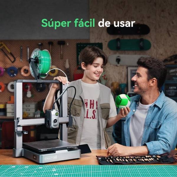 Creality Hi Combo Impresora 3D Abierta + Unidad CFS - Volumen 26x26x30cm - Calibraciones Automaticas - Extrusor Multifuncional - Cuerpo Metalico - Velocidad Hasta 500 mm/s - USB, WiFi