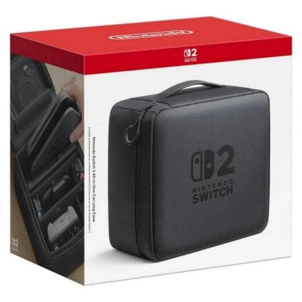 Nintendo Maletin de Viaje para Consola Nintendo Switch 2 - Proteccion Efectiva contra Golpes - Capacità para 6 Tarjetas - Compartimentos para Accesorios - Colore Nero