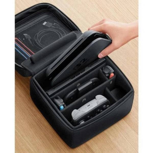 Nintendo Maletin de Viaje para Consola Nintendo Switch 2 - Proteccion Efectiva contra Golpes - Capacità para 6 Tarjetas - Compartimentos para Accesorios - Colore Nero