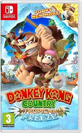 Nintendo Videogame Donkey Kong Country: Tropical Freeze per Console Nintendo Switch - Genere Piattaforme/Avventura - PEGI 3
