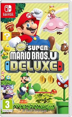 Nintendo Videogame New Super Mario Bros. U Deluxe per Console Nintendo Switch - Genere Piattaforme 2D/Multigiocatore - PEGI 3