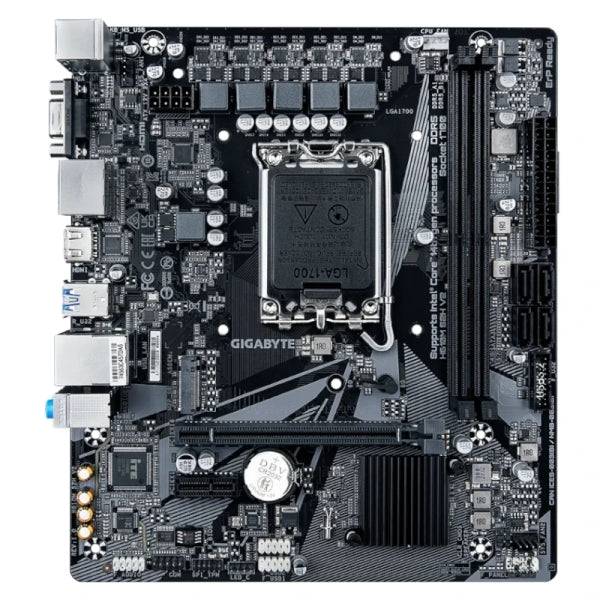 Gigabyte H610M S2H V2 Scheda Madre Intel1700 2x DDR5 - M.2, SATA, PCIe4.0 - HDMI, DisplayPort, VGA, RJ-45, USB 3.2 - MicroATX
