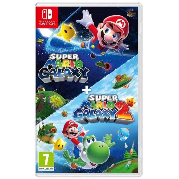 Nintendo Pack Videogiochi Super Mario Galaxy e Super Mario Galaxy 2 per Consola Nintendo Switch - Genere Piattaforme/Avventura - PEGI 7