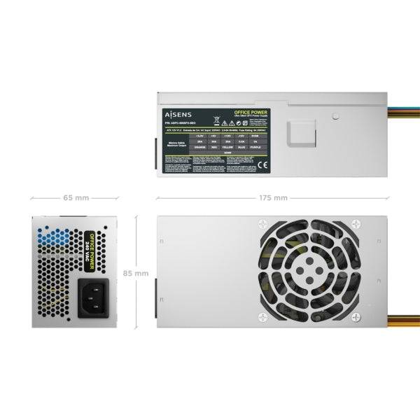 Aisens ASPC-500TFX-SEO Alimentatore 500W TFX OEM - Ventola 80mm