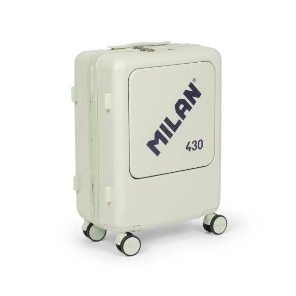 Milan Coleccion 430 Valigia Trolley Rigida - 4 Ruote Doppie 360° - Chiusura con Combinazione 3 Cifre - Apertura Indipendente Scomparto Principale e Frontale - Misure 55x40x23cm
