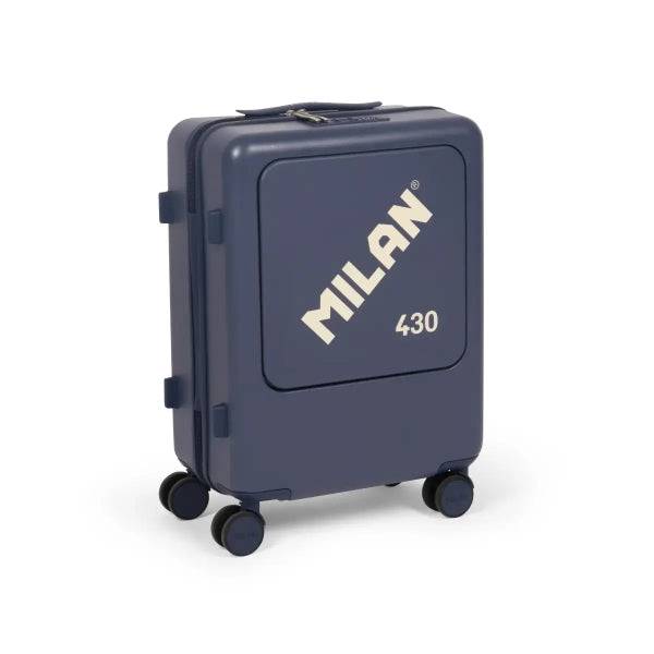 Milan Coleccion 430 Valigia Trolley Rigida - 4 Ruote Doppie 360° - Chiusura con Combinazione 3 Cifre - Apertura Indipendente Scomparto Principale e Frontale - Misure 55x40x23cm