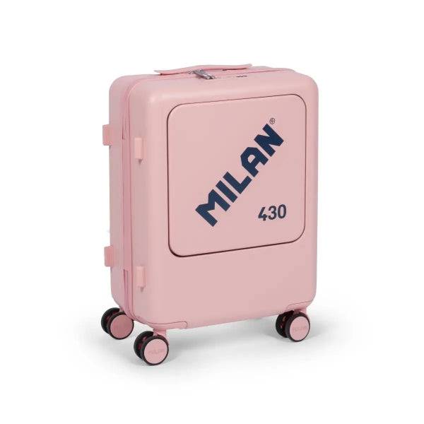 Milan Coleccion 430 Valigia Trolley Rigida - 4 Ruote Doppie 360° - Chiusura con Combinazione 3 Cifre - Apertura Indipendente Scomparto Principale e Frontale - Misure 55x40x23cm