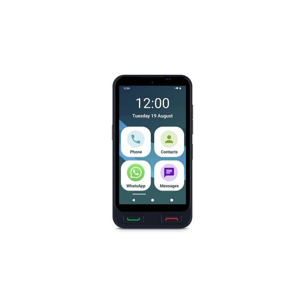 SPC Zeus 2 4G Smartphone 5" - Speciale per Anziani - Pulsante SOS - Memoria 64GB - 4GB di RAM - Colore Nero