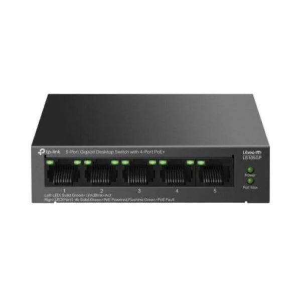 Switch TP-Link TL-LS105GP 5 Porte 10/100/1000Mbps - POE