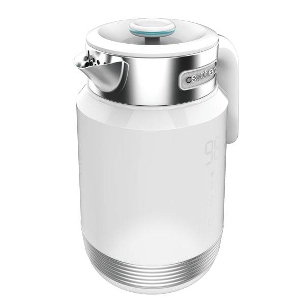 Cecotec ThermoSense 600 Touch White Bollitore Elettrico - 2200W - Capacità 1,7L - Tattile - Regolazione Temperatura da 40 a 100°C - Privo di BPA - Filtro Estraibile - Spegnimento Automatico - Colore Bianco