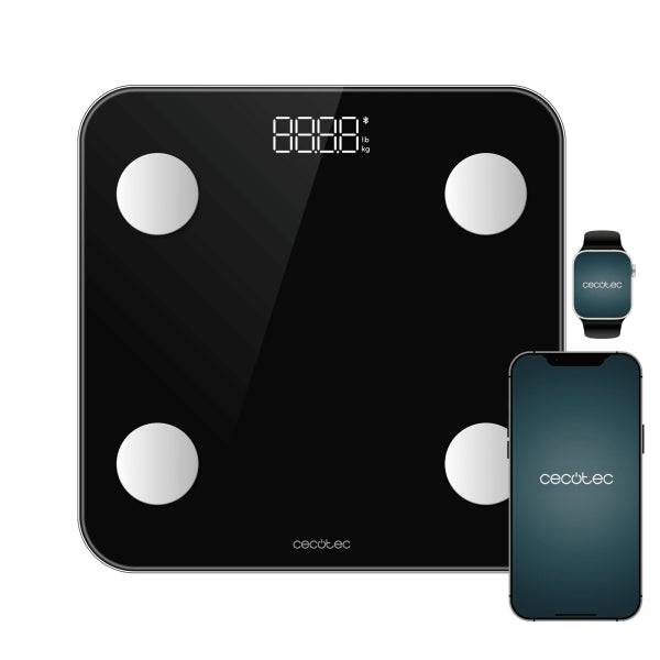 Cecotec Surface Precision Smart Bilancia Corporale - Capacità fino a 180kg - Accensione e Spegnimento Automatici - Misurazione Precisa - Compatto - Risparmio Energetico - Facile da Usare - Nero