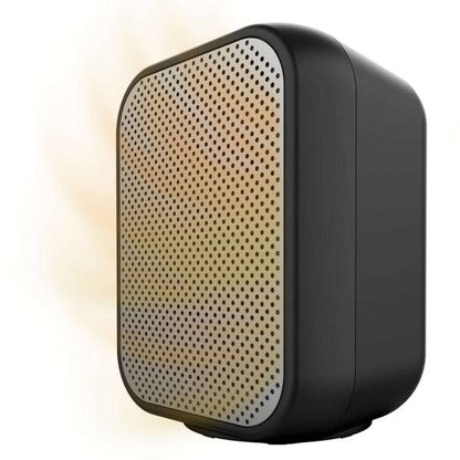 Cecotec ReadyWarm 1500 Max Ceramic Termoventilatore da Scrivania - 1500W - Riscalda fino a 15m2 - Stile Retrò - Termostato Regolabile - Funzione Silenziosa - Sistema di Sicurezza Triplo - Colore Nero