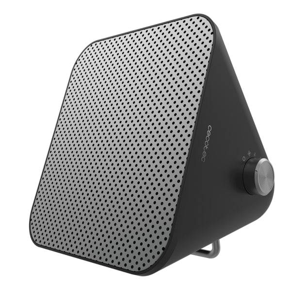 Cecotec ReadyWarm 1500 Max Ceramic Design Termoventilatore da Scrivania - 1500W - Riscalda fino a 15m2 - Termostato Regolabile - Funzionamento Silenzioso - Sistema di Sicurezza Triplo - Colore Nero